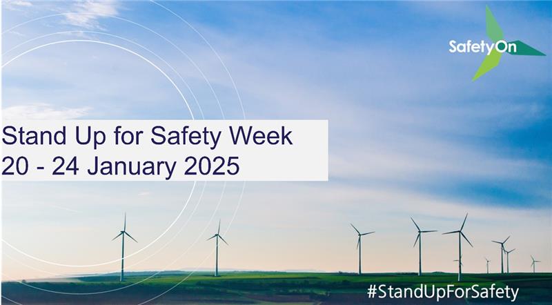 SafetyOn Stand Up for Safety Week banner